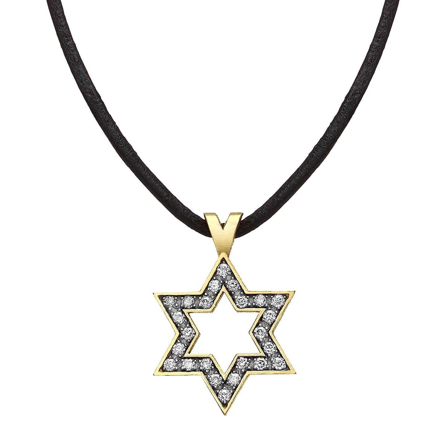 Star of David set with Diamonds - Chaya & Raphael's Galleries