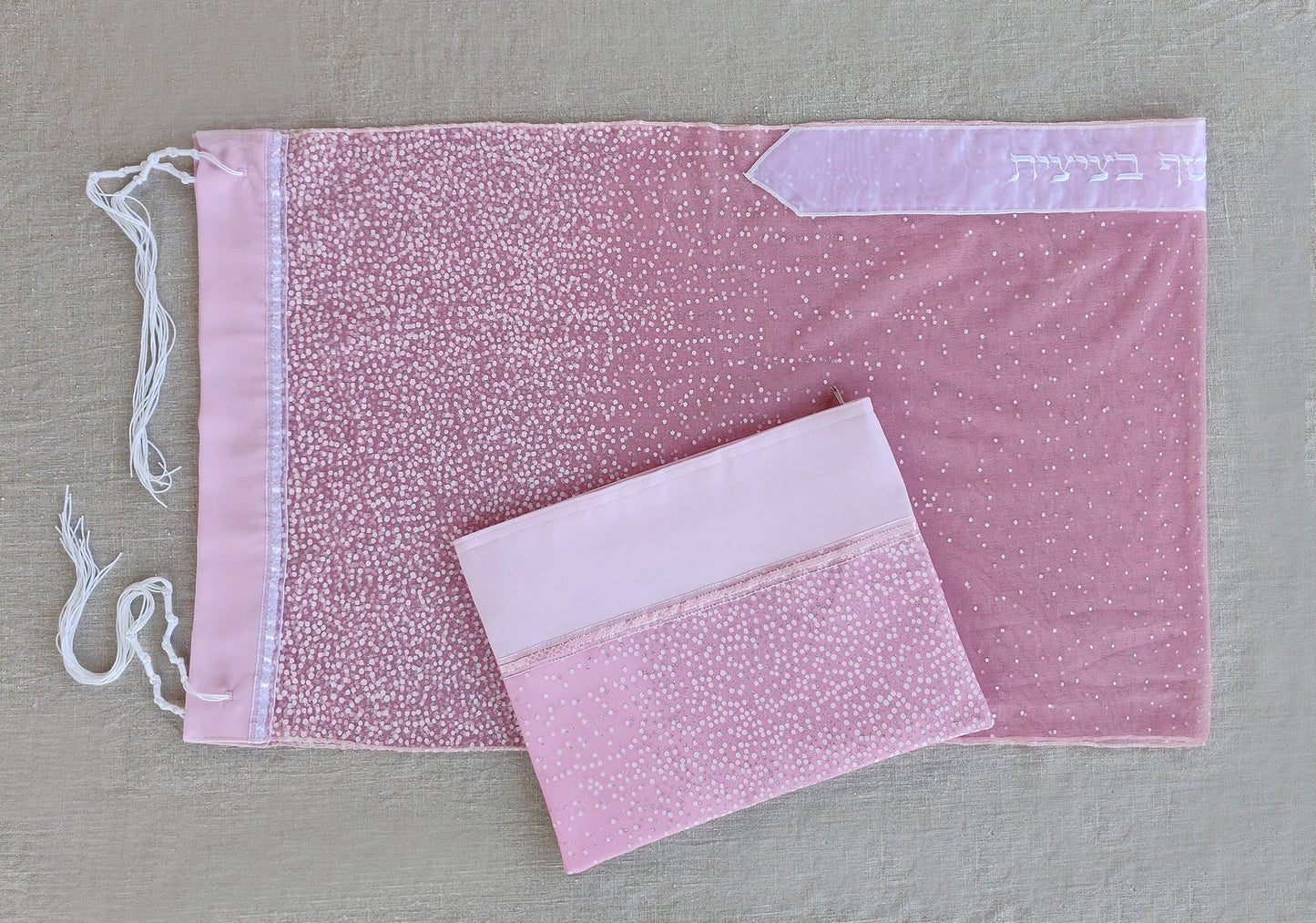 Lady Gabrieli - Tulle Tallit - Pink Glitter