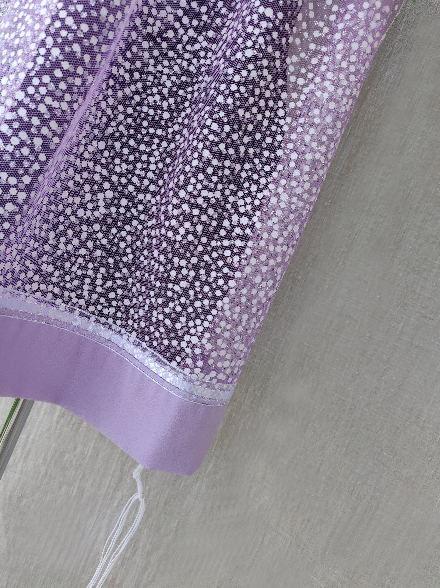 Lady Gabrieli - Tulle Tallit - Purple Glitter