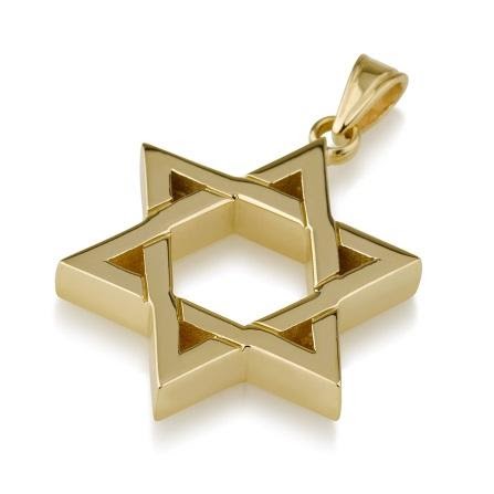 Pendant - 14K Star of David Pendant (I) - Chaya & Raphael's Galleries