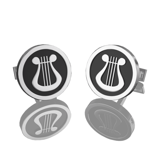 CUFFLINKS - “LYRE LEVIIM” - Chaya & Raphael's Galleries