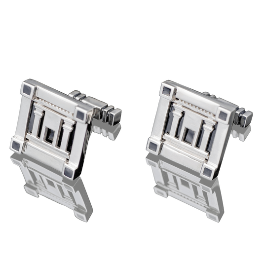 CUFFLINKS - “TEMPLE OF JERUSALEM” - Chaya & Raphael's Galleries