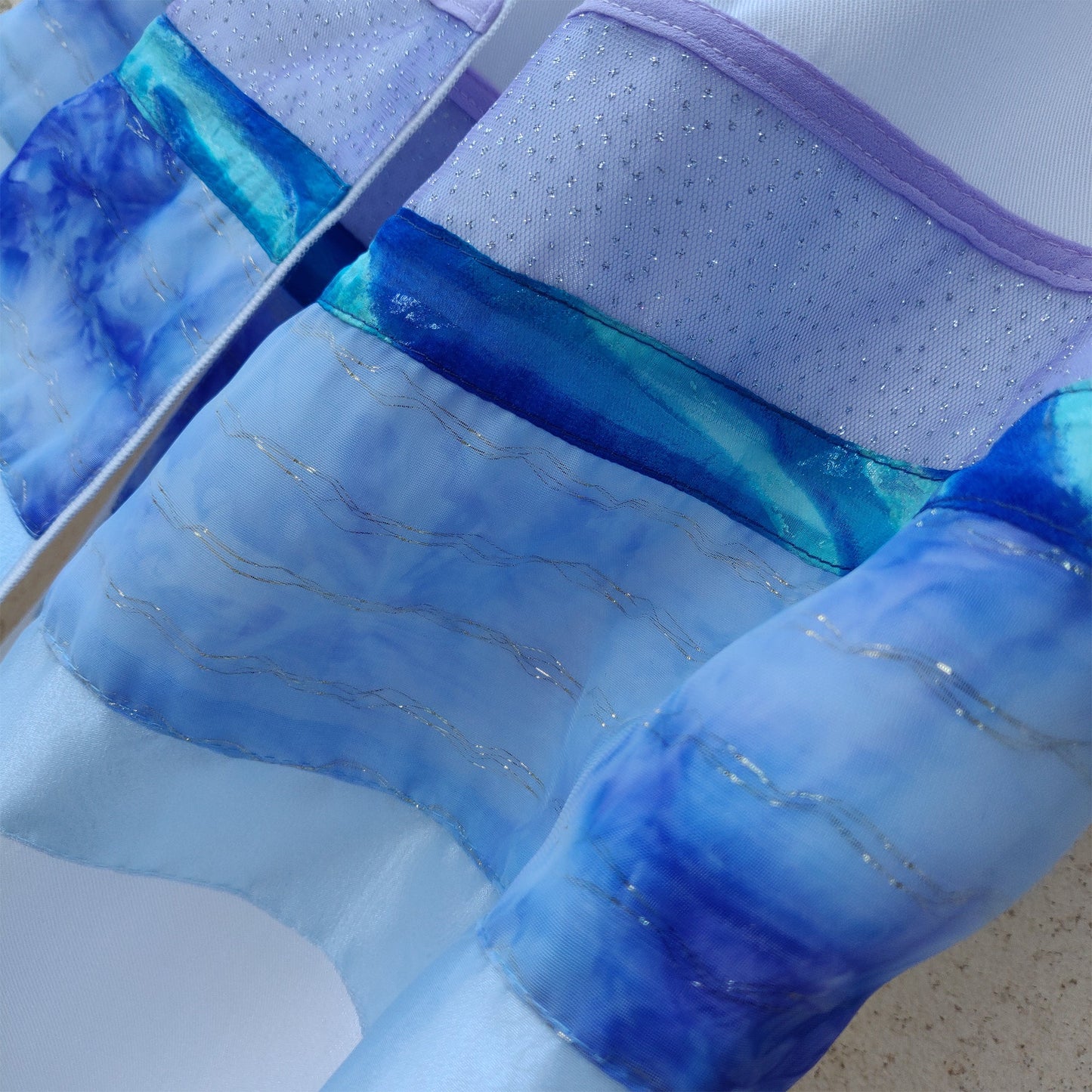 Lady Gabrieli - Viscose Tallit - Purple Glitter