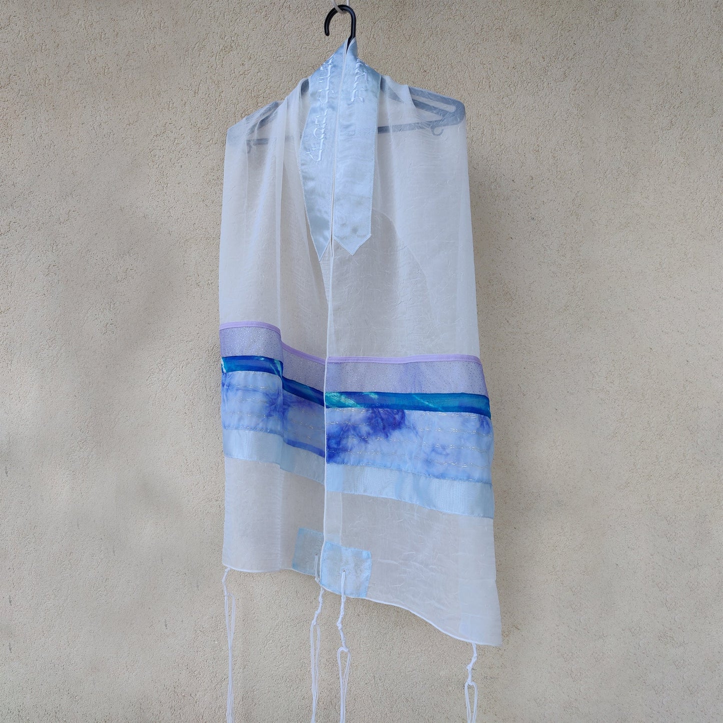 Lady Gabrieli - Voile Tallit - Purple Glitter