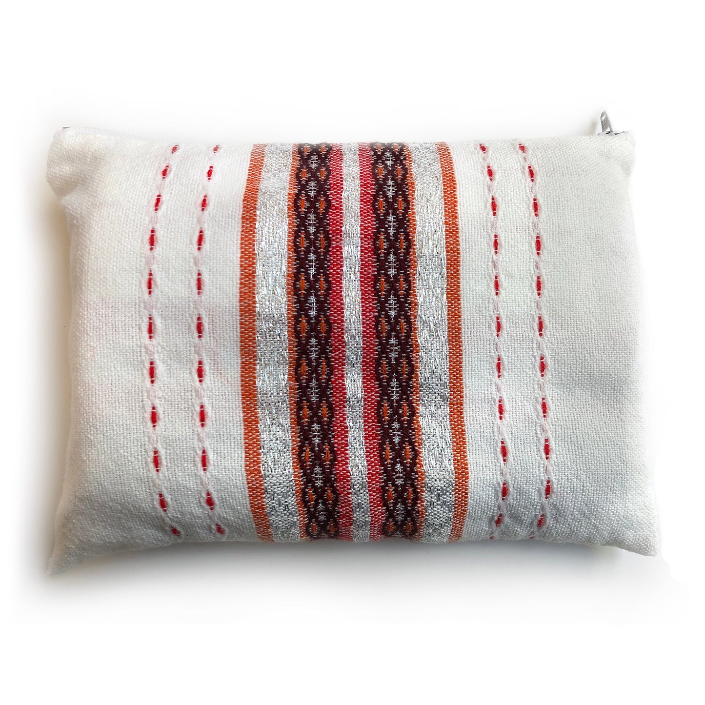 Gabrieli Premium - Wool Tallit - Red, Orange & Silver