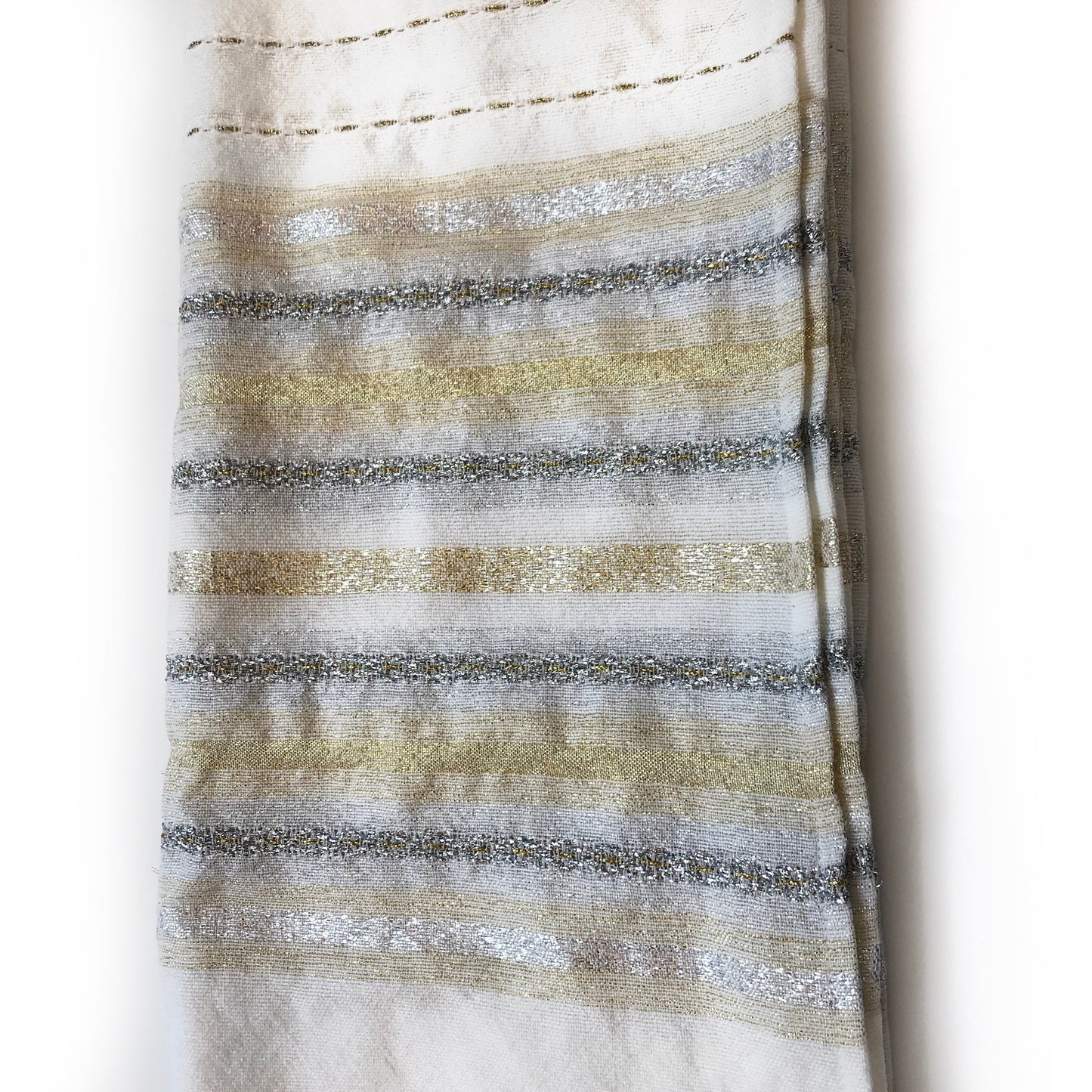 Gabrieli Premium - Wool Tallit - Gold & Silver