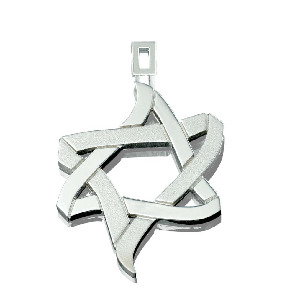 PENDANT «ICE AND FIRE» with SILVER - Chaya & Raphael's Galleries
