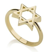 Ring - 14K Star of David Ring - Chaya & Raphael's Galleries