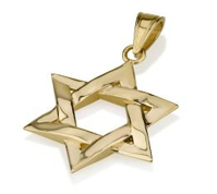 Pendant - 14K Star of David Pendant (XI) - Chaya & Raphael's Galleries