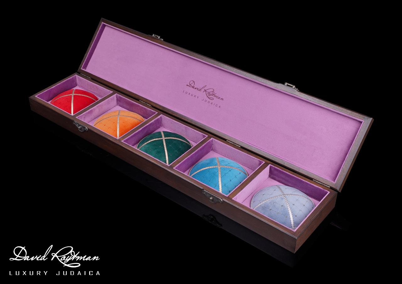David Roytman's Kids Kippah Collection (Box Set of 5) - Chaya & Raphael's Galleries