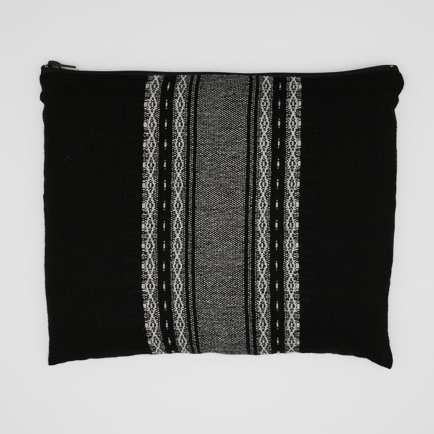 Samuel - Wool Tallit - White on Black