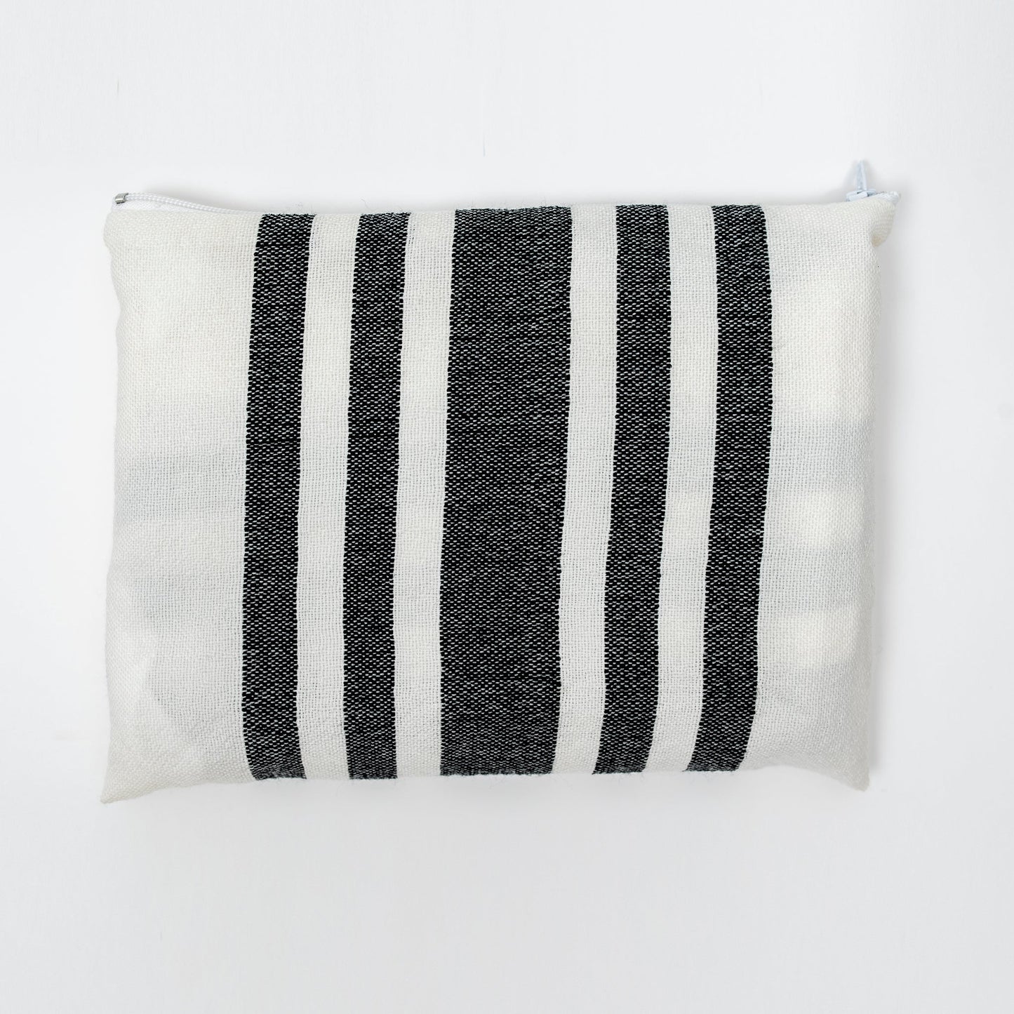 David - Wool Tallit - Wide Black stripes