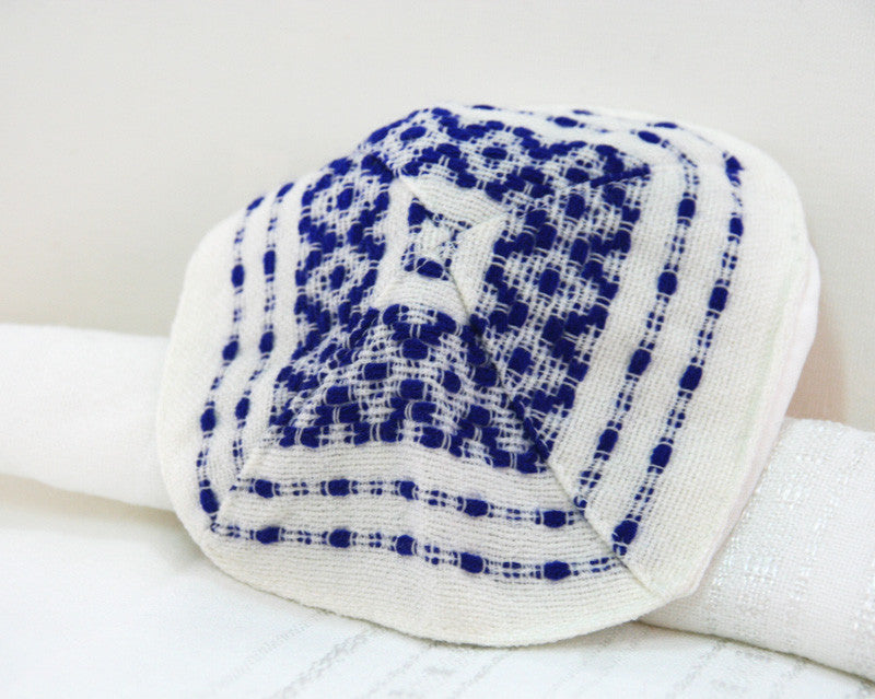 Daniel - Wool Tallit - Blue