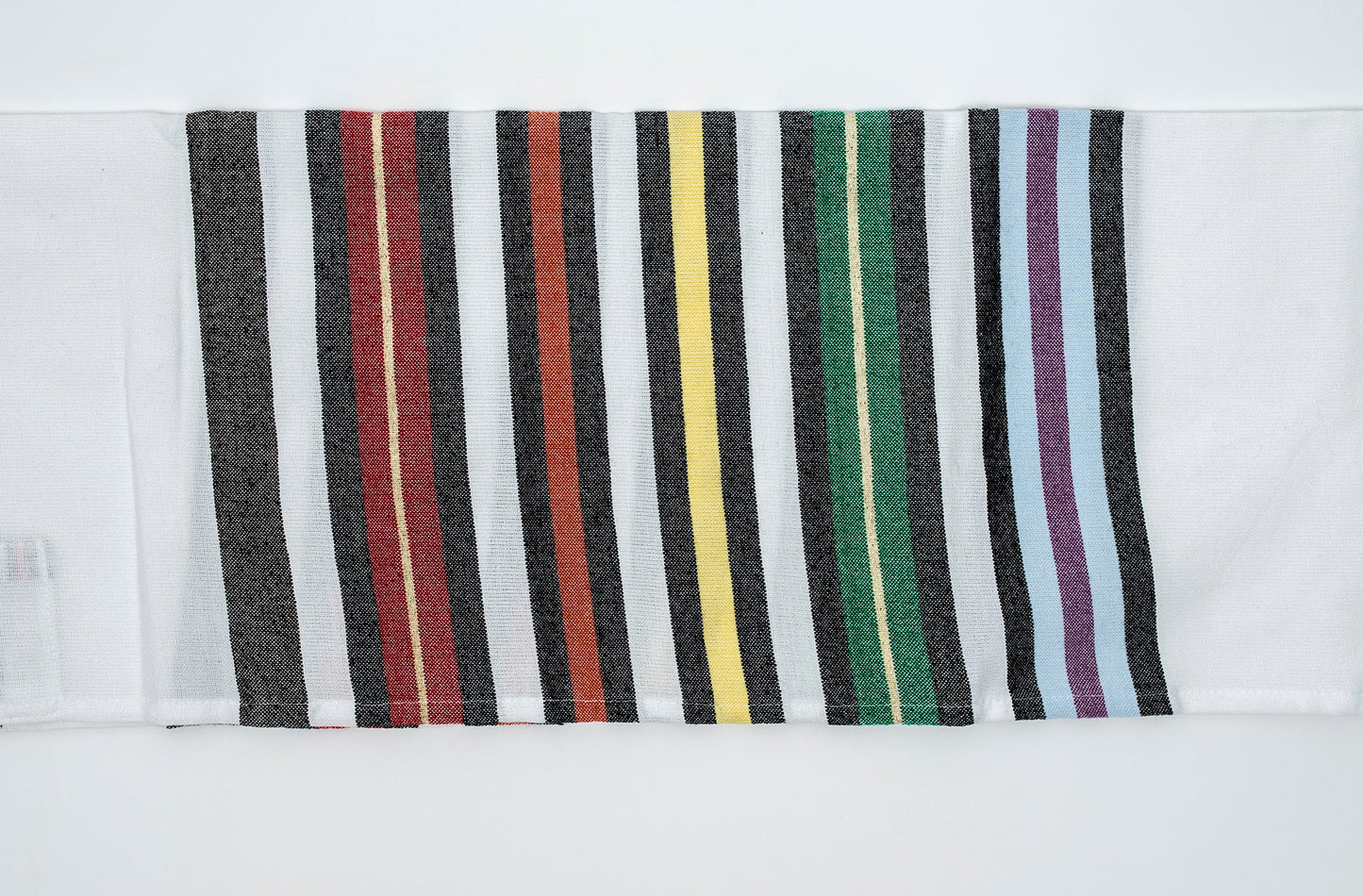 Purim - Cotton Tallit - White Background