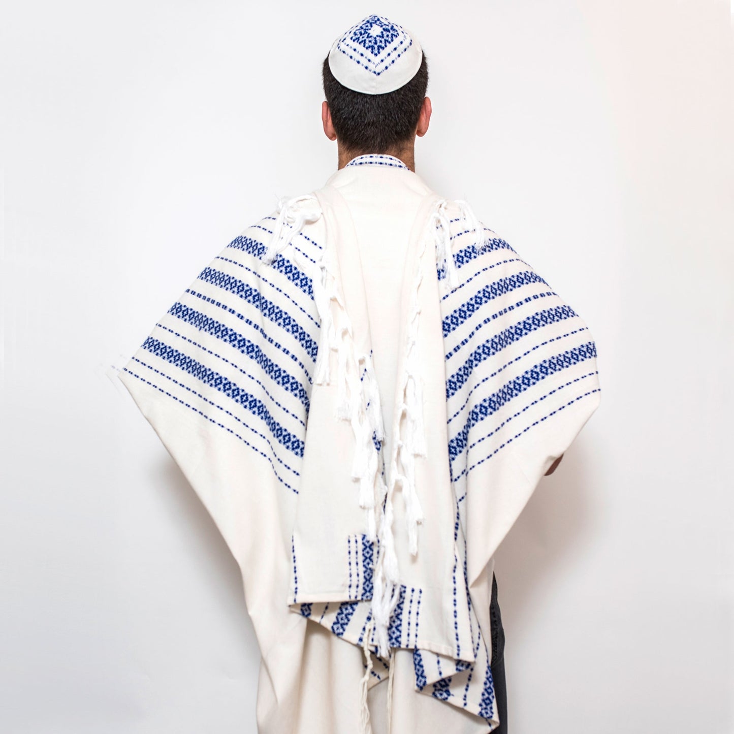 Daniel - Wool Tallit - Blue