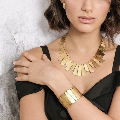 Gold Geometric Necklace