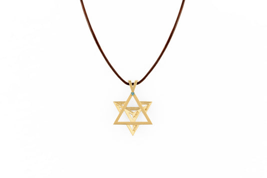 Merkavah Pendant set with Diamond - Chaya & Raphael's Galleries