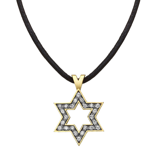 Star of David set with Diamonds - Chaya & Raphael's Galleries