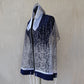 Lady Gabrieli - Tulle Tallit -  Dark Blue Glitter