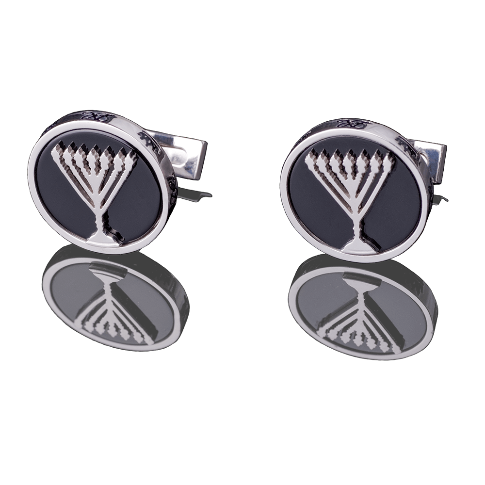 CUFFLINKS - “MENORAH” - Chaya & Raphael's Galleries