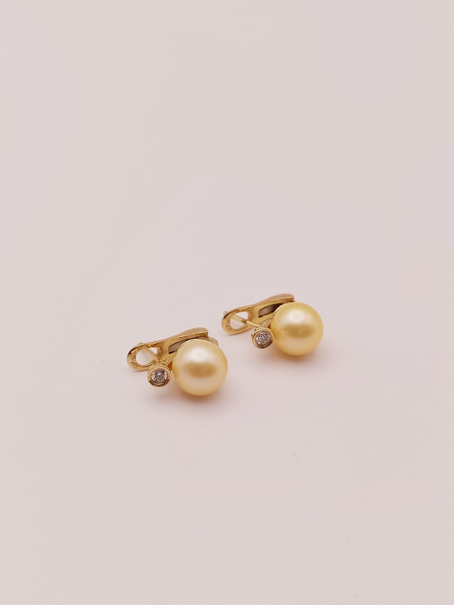 Golden South Sea Pearl Earrings
