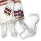 Gabrieli Premium - Wool Tallit - Red, Orange & Silver