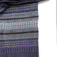 Elia - Wool Tallit - Grey With Gold on Dark Purple