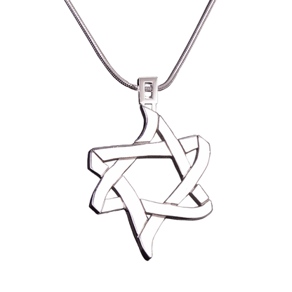 PENDANT «ICE AND FIRE» with SILVER - Chaya & Raphael's Galleries