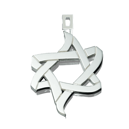 PENDANT «ICE AND FIRE» with GOLD - Chaya & Raphael's Galleries