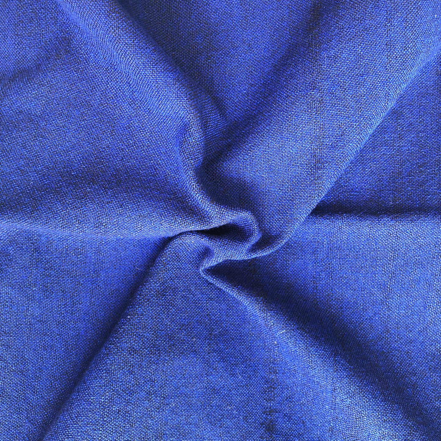 Yoel - Cotton Tallit - Grey and Black on Blue