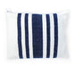 David - Wool Tallit - Wide Blue stripes with Silver