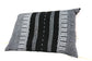 Elia - Wool Tallit - Black on Gray with Silver