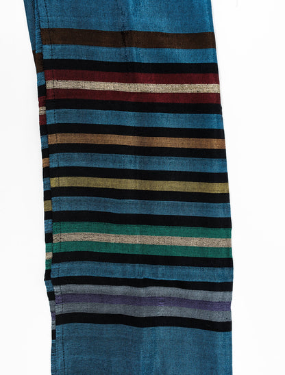 Purim - Silk Tallit - Blue Background