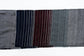 Ella - Silk Tallit- Blues and Bordeaux with Silver on Gray