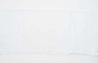 Elia - Silk Tallit - White on White