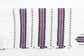 Ruth - Wool Tallit - Purple and Black with Silver