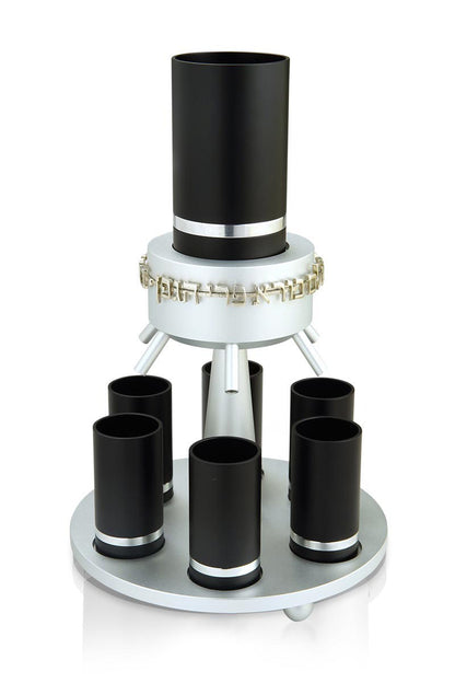 Wine Fountain 6 Cups Blue - Chaya & Raphael's Galleries
