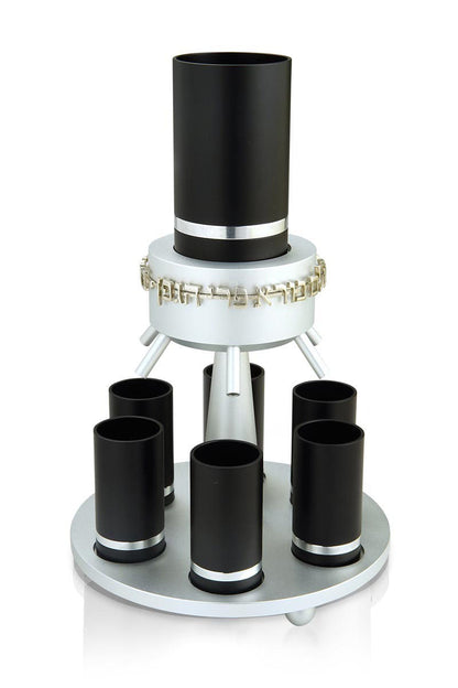 Wine Fountain 6 Cups Blue - Chaya & Raphael's Galleries
